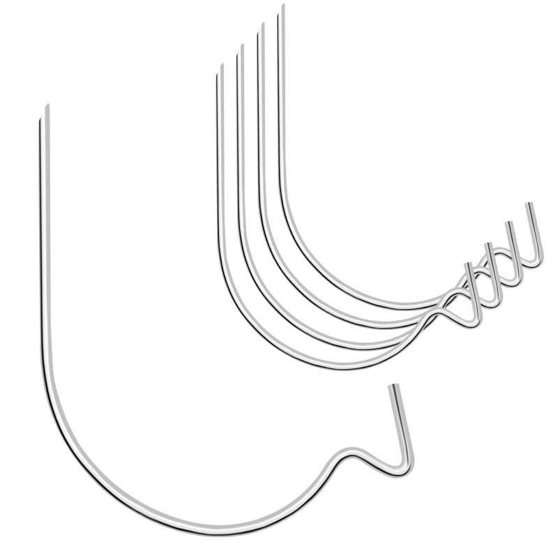 Furhua شماعة صور FURHUA Super Hooks، تعليق فني، ساعة، أرفف، مرايا، إطارات، أو مزارعات لديكورات المنزل والمكتب - فضي 20 قطعة - Image 1